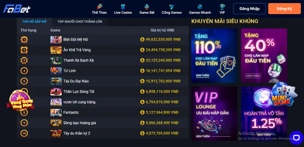 Banner khuyến mãi độc quyền cho người dùng banca28 iOS